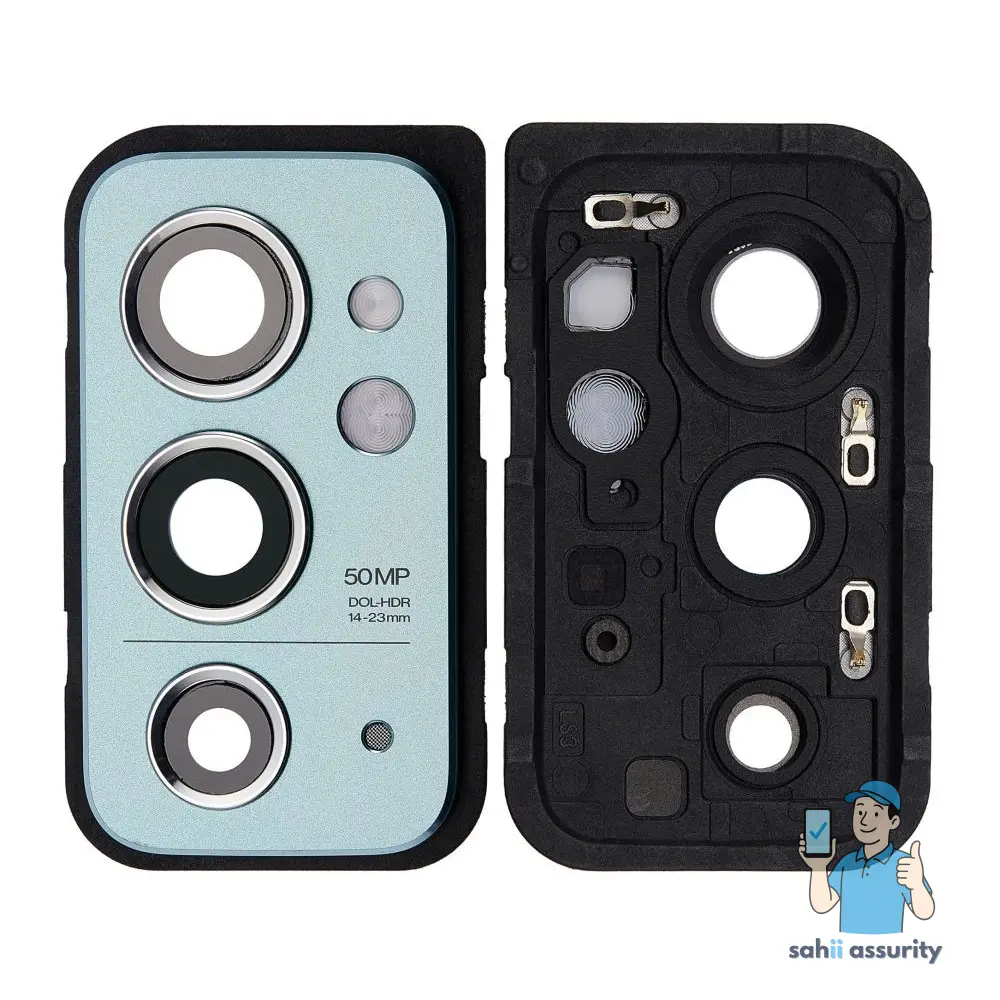 Camera Lens Glass with Frame for OnePlus 9RT 5G Blue